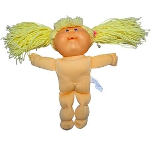Cabbage Patch COLECO vtg doll  BLONDE hair dimple open mouth 1982-1987